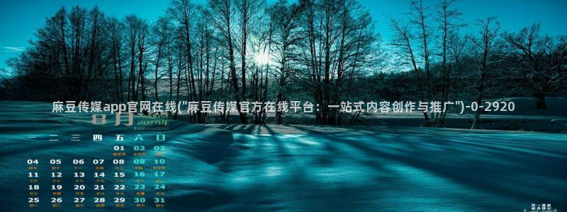 9麻豆传媒官网：麻豆传媒app官网在线(\